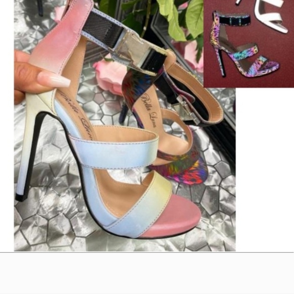 Colorful Gradient High Heels - Picture 10 of 10